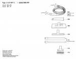 Bosch 0 601 971 003 Gas 900 Rf All Purpose Vacuum Cleane 220 V / Eu Spare Parts